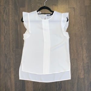 COPY - ZARA XS RUFFLE TOP BRAND NEW! No tags